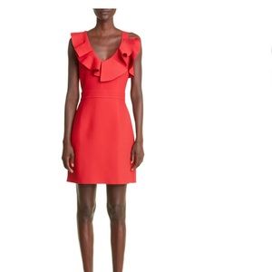 Alexander McQueen red mini dress
